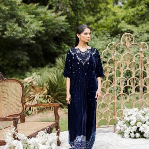 Navy Blue Kaftan