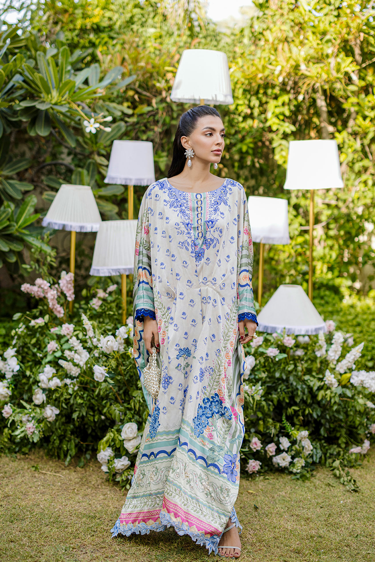 MULTI HAND EMBELLISHED KAFTAN