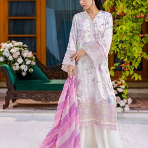 3PCS SILK OFF-WHITE